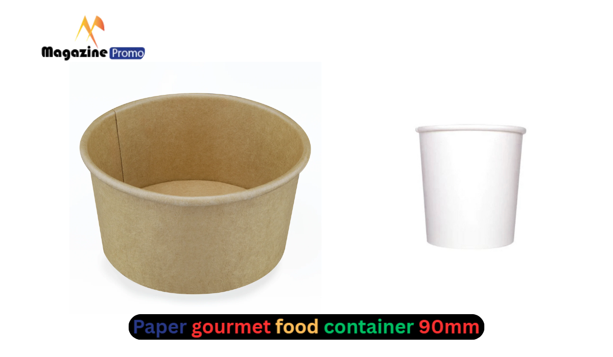 paper gourmet food container 90mm