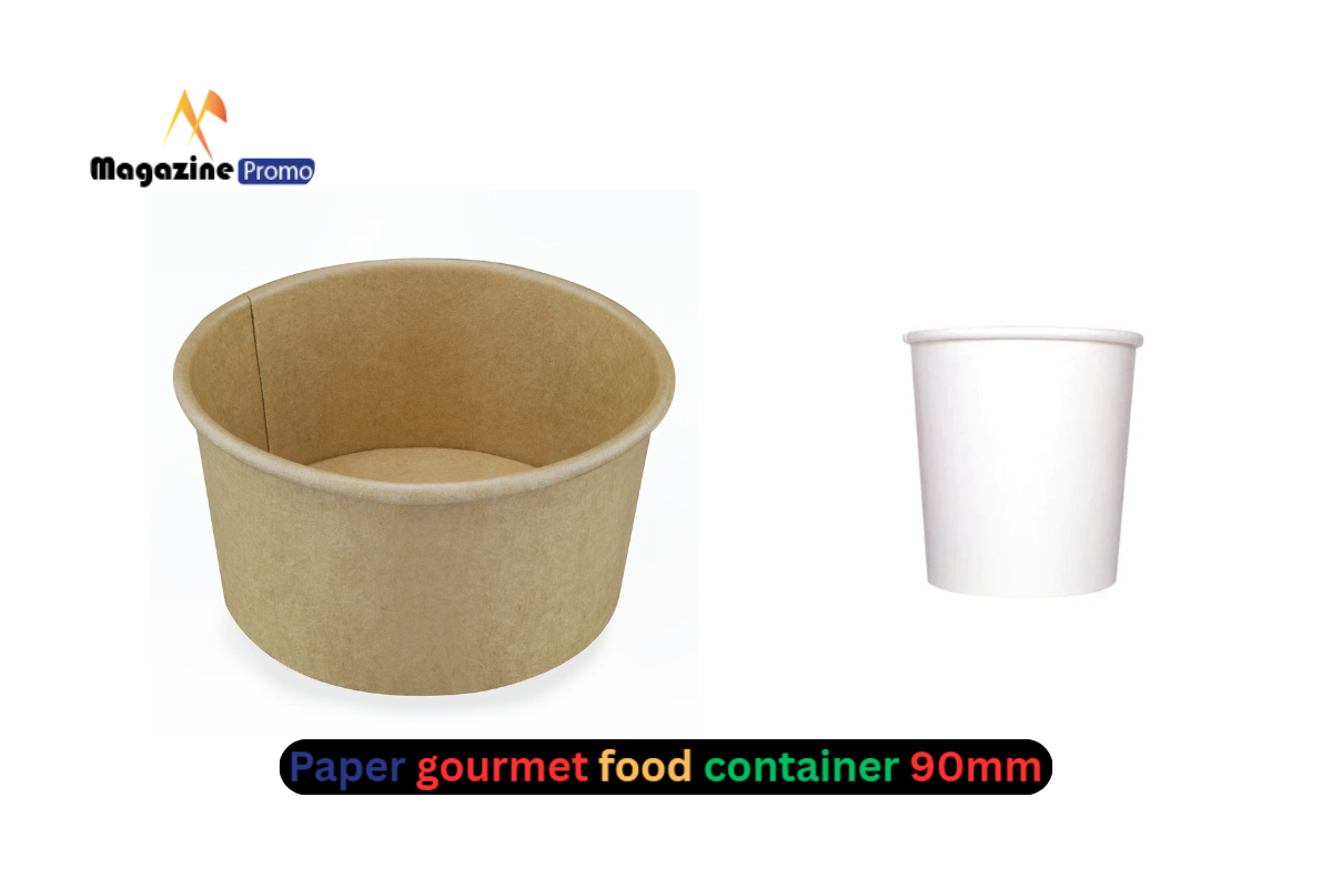 paper gourmet food container 90mm
